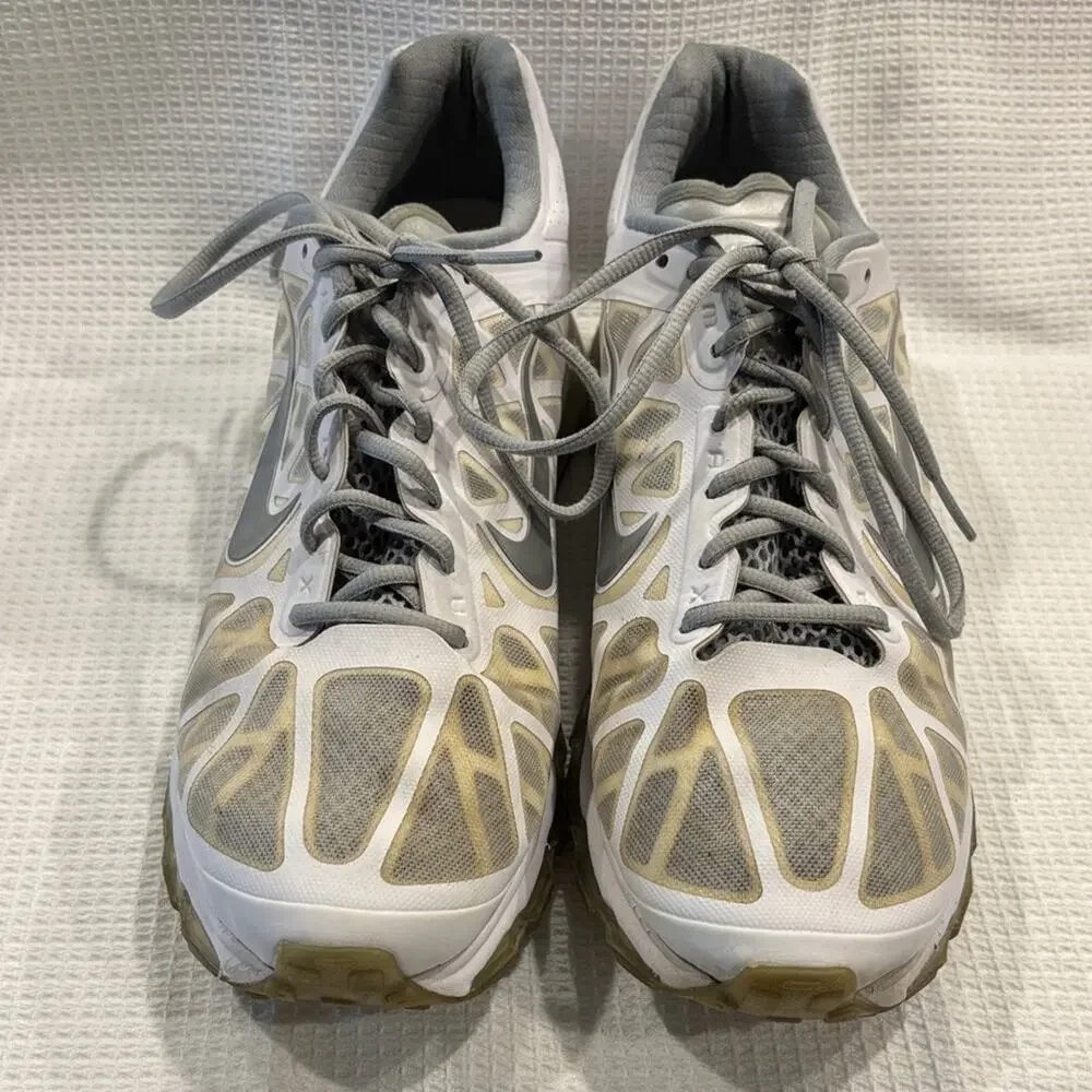 Nike Air Max 2014 Men's White Gray Running Shoes Sneakers Sz 13 428969-110 EUC